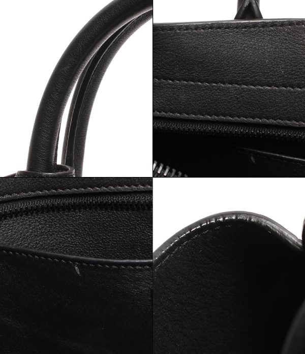 a182708001 6 Saint Laurent Paris Shoulder Downtown Cabas Black