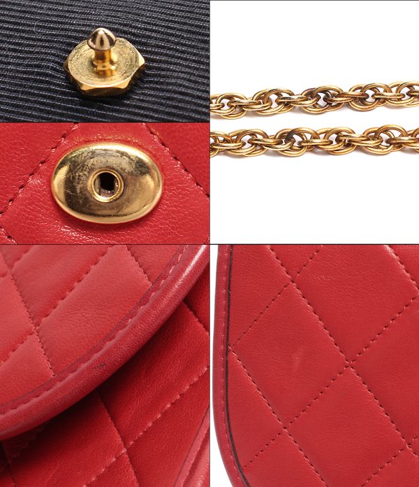 a183007004 6 Chanel Chain Shoulder Bag Gold Hardware Red