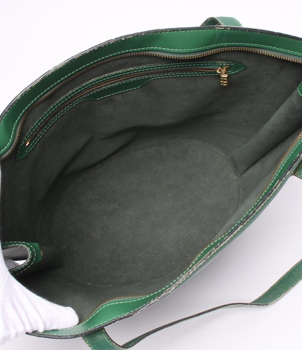 a183299002 3 Louis Vuitton Tote Shoulder Saint Jacques Green