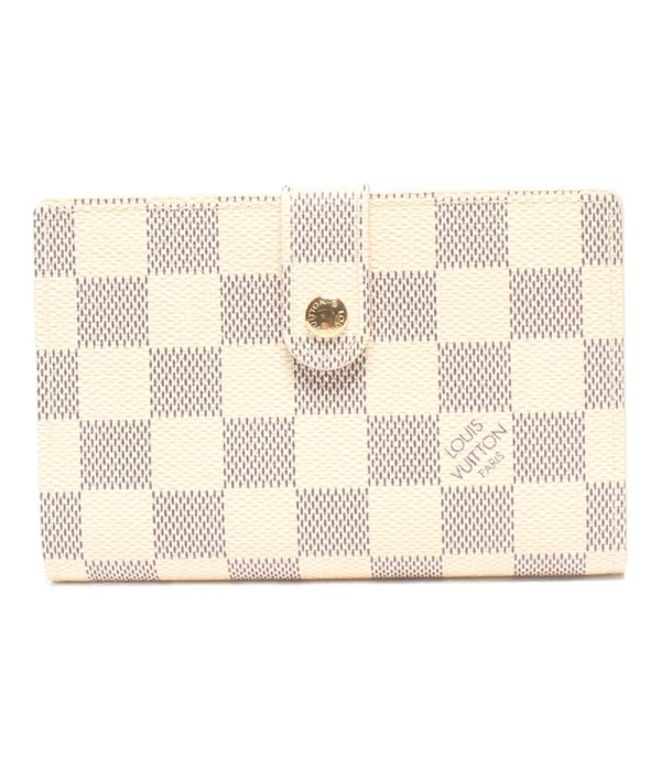 a183633002 1 Louis Vuitton Wallet Portefeuille Viennois White