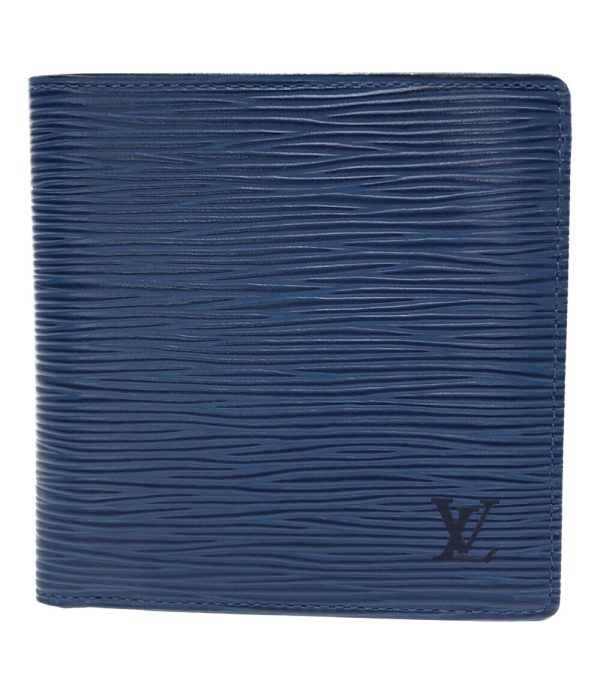 a184233002 1 Louis Vuitton Wallet Portefeuille Marco Epi Blue