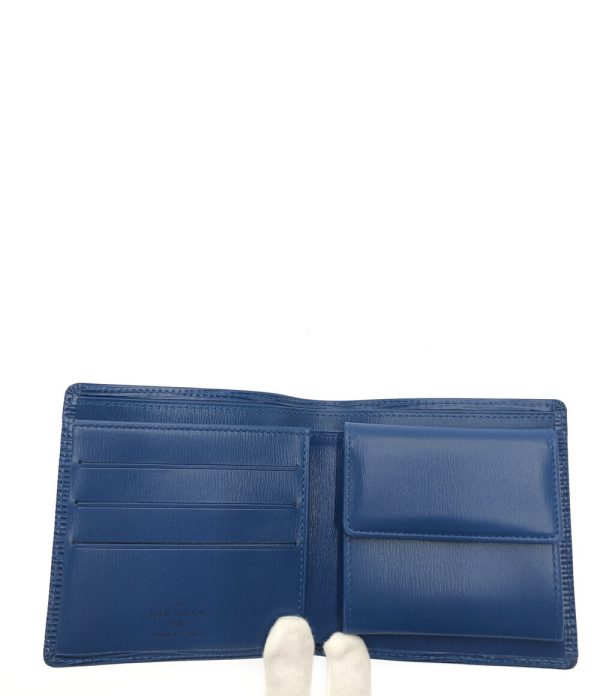 a184233002 3 Louis Vuitton Wallet Portefeuille Marco Epi Blue