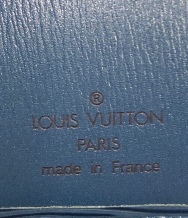 a184233002 4 Louis Vuitton Wallet Portefeuille Marco Epi Blue