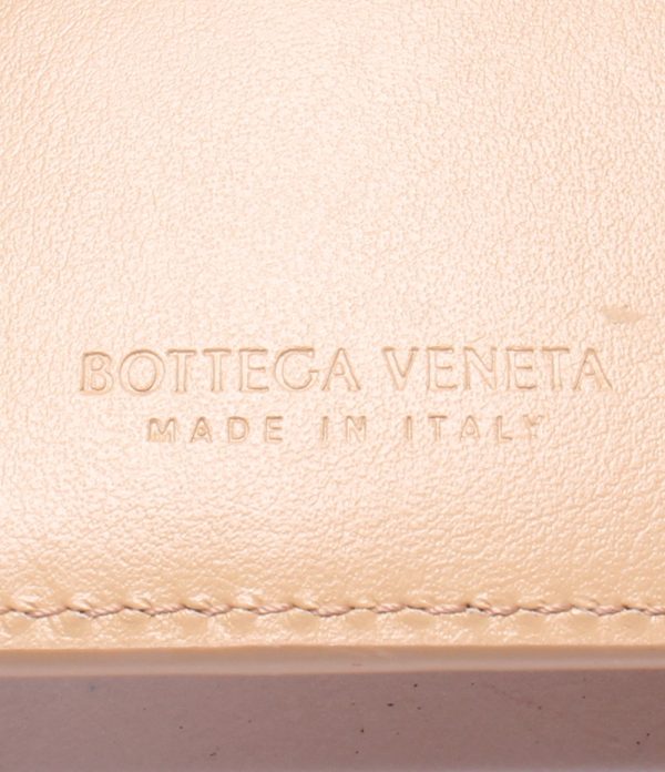 a184356003 4 Bottega Veneta Bifold Wallet Intrecciato Beige