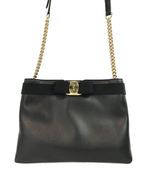 a184529006 1 Salvatore Ferragamo Mini Shoulder Bag Black