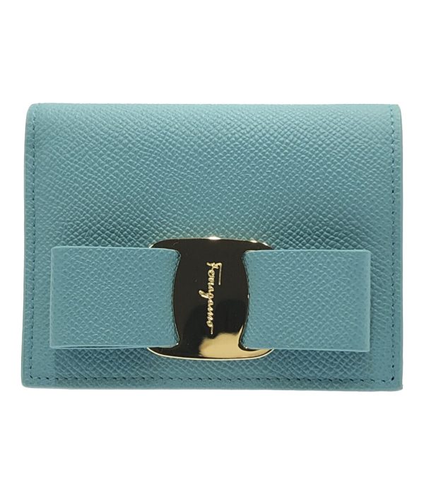 a184529013 1 Salvatore Ferragamo Bifold Wallet Vara Blue