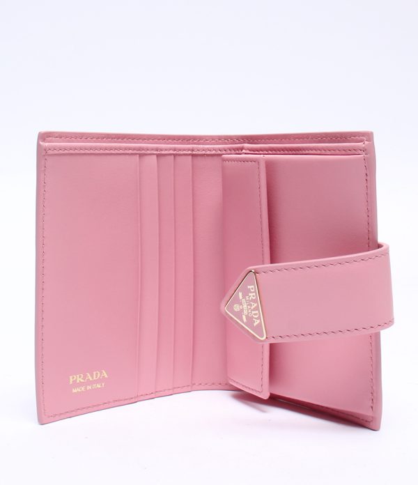 a184689001 3 Prada Bifold Wallet Pink