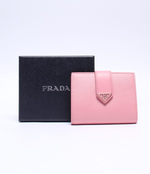 a184689001 6 Prada Bifold Wallet Pink