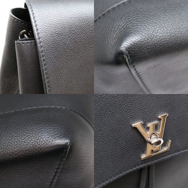 a21 2748 7 Louis Vuitton Lock Me Bag Pack Noir Black