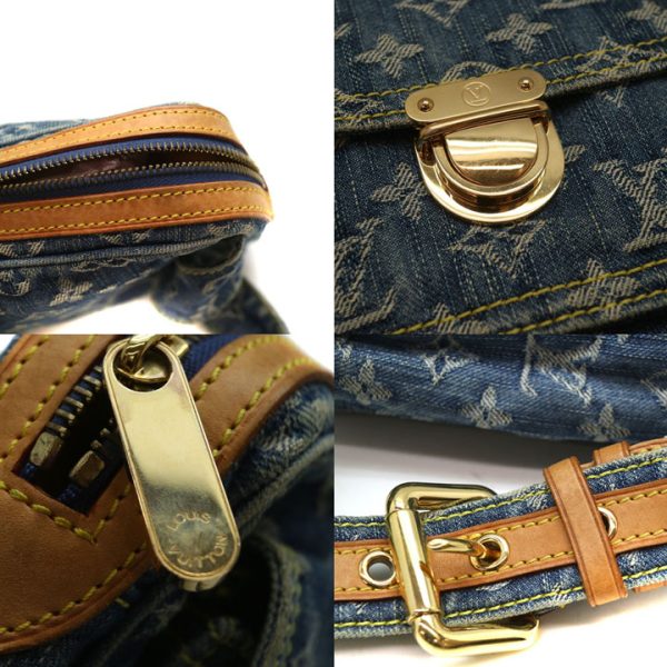 a21 5497 7 Louis Vuitton Bum Shoulder Bag Denim Blue