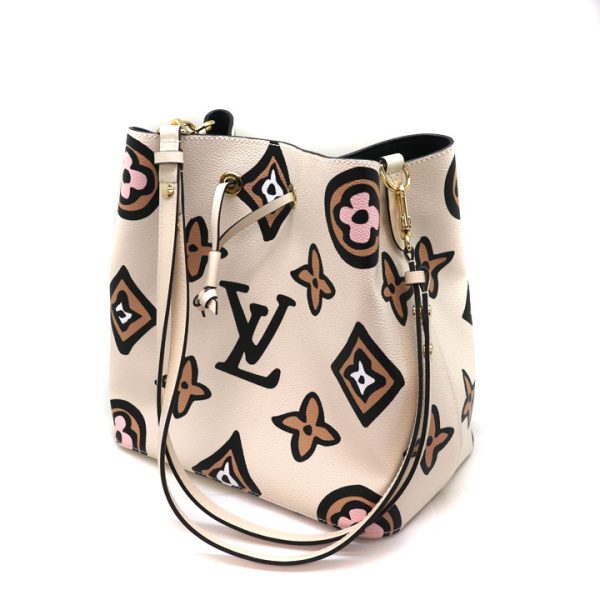 a21 6368 1 Louis Vuitton Neo Noe Shoulder Bag Beige Creme