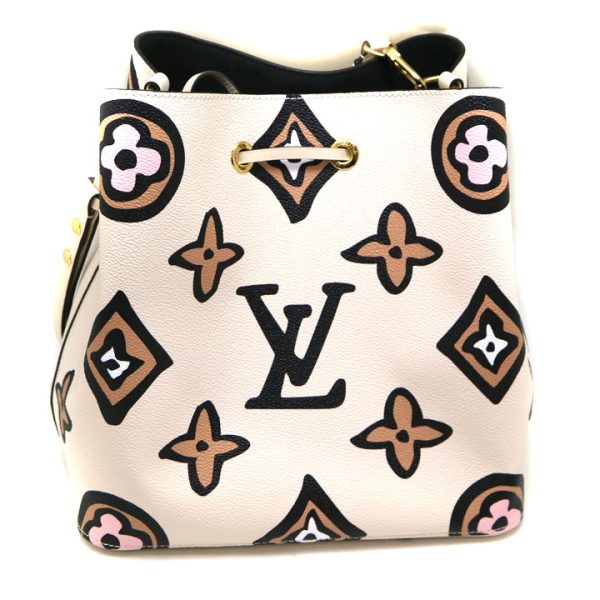 a21 6368 4 Louis Vuitton Neo Noe Shoulder Bag Beige Creme