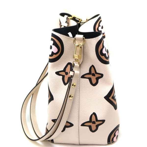 a21 6368 5 Louis Vuitton Neo Noe Shoulder Bag Beige Creme