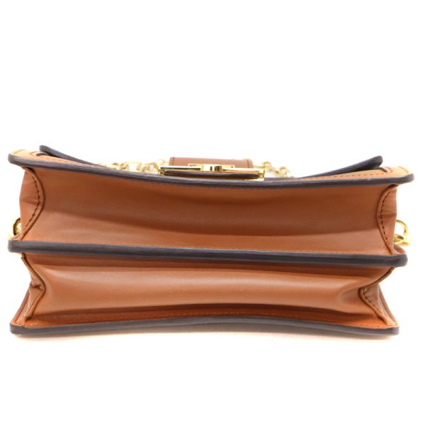 a22 10972 5 Louis Vuitton Dauphine MM Clutch Shoulder Brown