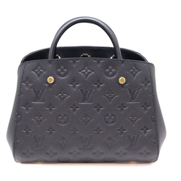 a22 7031 2 Louis Vuitton Montaigne BB Shoulder Bag Noir Black