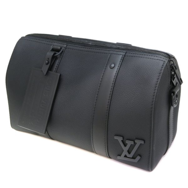 a22 81 1 Louis Vuitton City Keepall Shoulder Bag Black