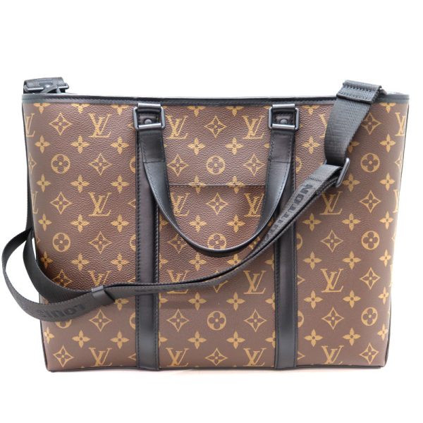 a23 3324 1 Louis Vuitton Weekend Tote PM Shoulder Bag Brown