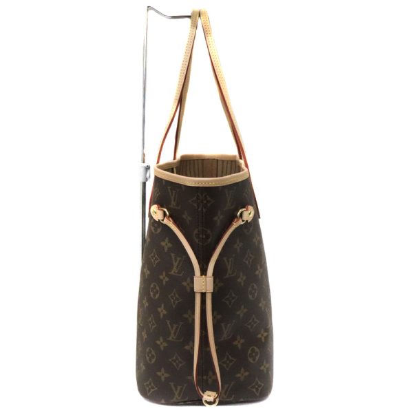 a23 5078 3 Louis Vuitton Neverfull MM Shoulder Bag Brown