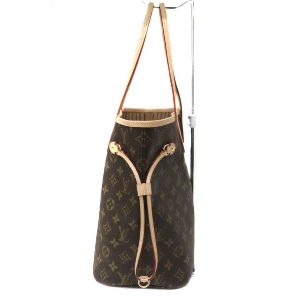 a23 5078 4 Louis Vuitton Neverfull MM Shoulder Bag Brown