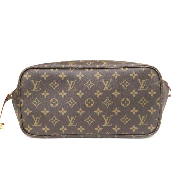 a23 5078 5 Louis Vuitton Neverfull MM Shoulder Bag Brown