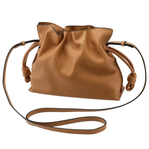 a411fc2x0500042586 2 Loewe Flamenco Mini Shoulder Bag Camel Brown