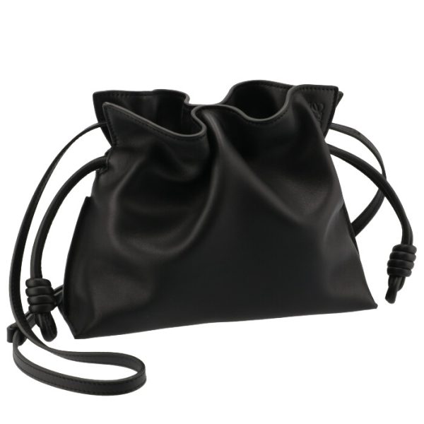 a411fc2x1700041100 Loewe Flamenco Clutch Mini Shoulder Bag Black