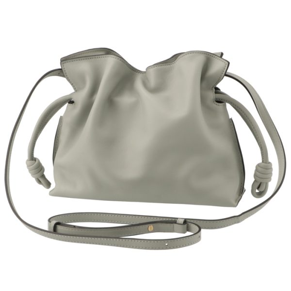 a411fc2x1700041760 2 Loewe Flamenco Clutch Mini Shoulder Bag Gray