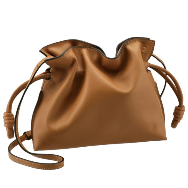 a411fc2x1700042586 Loewe Flamenco Clutch Shoulder Bag Camel Brown