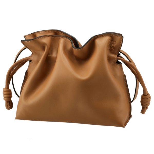 a411fc2x1700042586 1 Loewe Flamenco Clutch Shoulder Bag Camel Brown