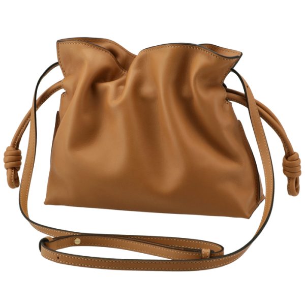 a411fc2x1700042586 2 Loewe Flamenco Clutch Shoulder Bag Camel Brown