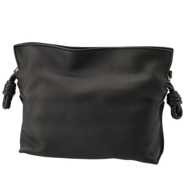 a411fc2x730004 2 Loewe Flamenco Mini Clutch Shoulder Bag Black