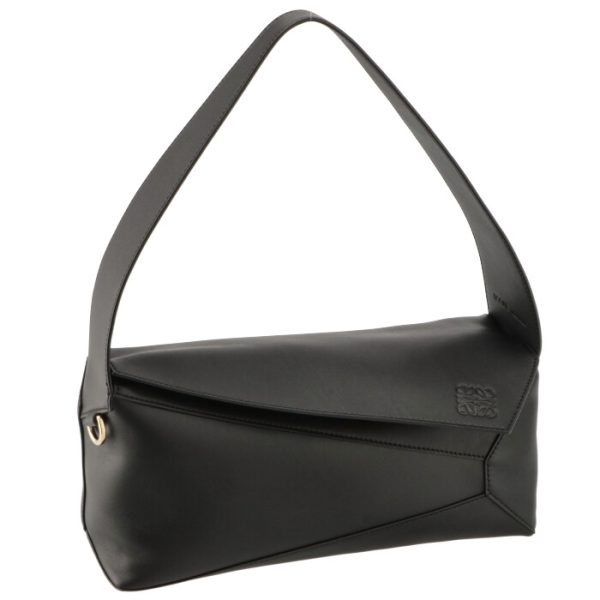 a510j67x0100041100 Loewe Puzzle Hobo Shoulder Bag Black