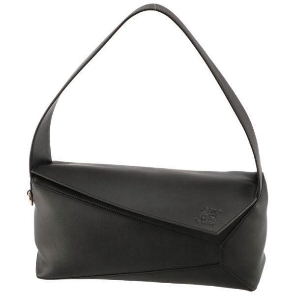 a510j67x0100041100 1 Loewe Puzzle Hobo Shoulder Bag Black