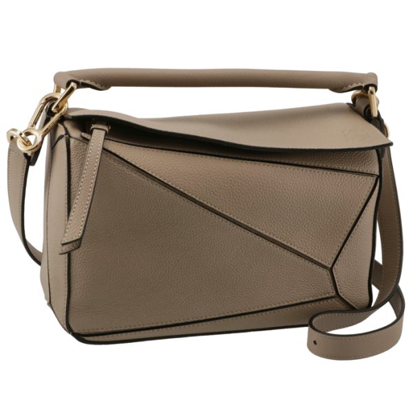 a510s21x6700532150 Loewe Puzzle Small Shoulder Bag Sand Beige