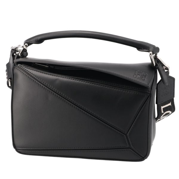 a510s21xa90079 1 Loewe Puzzle Small Shoulder Bag Black