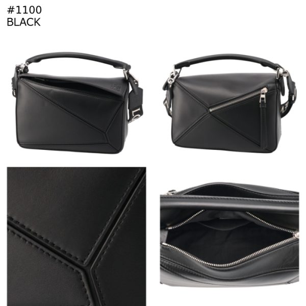 a510s21xa90079 10 Loewe Puzzle Small Shoulder Bag Black