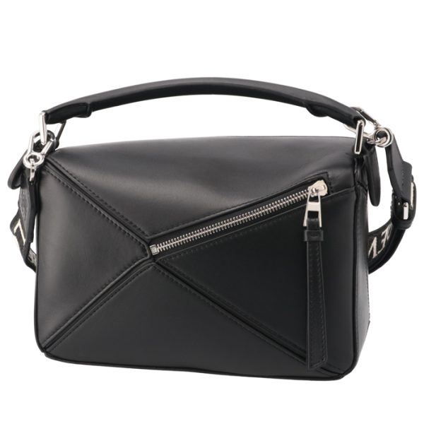 a510s21xa90079 2 Loewe Puzzle Small Shoulder Bag Black