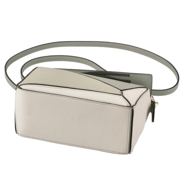 a510u95x3400241693 3 Loewe Puzzle Mini Shoulder Bag Gray