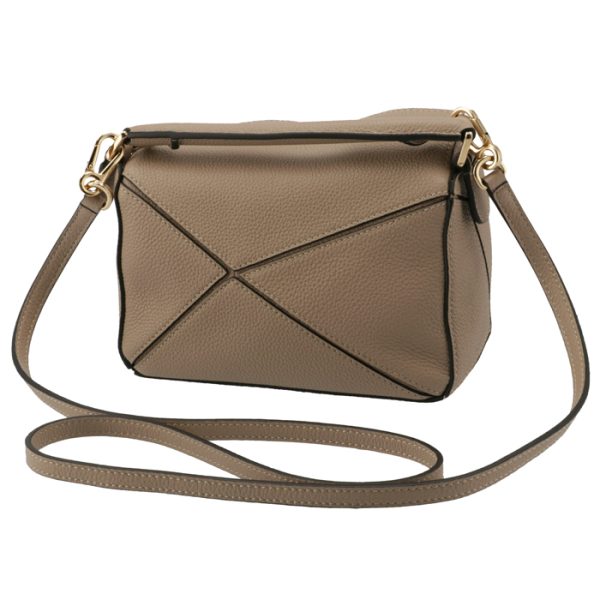 a510u95x3700532150 2 Loewe Puzzle Mini Shoulder Bag Sand Beige