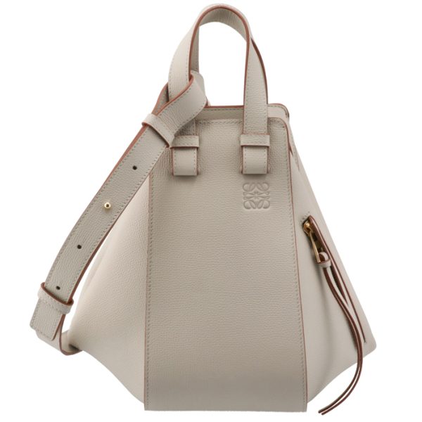 a538s35x1800661769 Loewe Small Hammock Shoulder Bag Calfskin Ivory