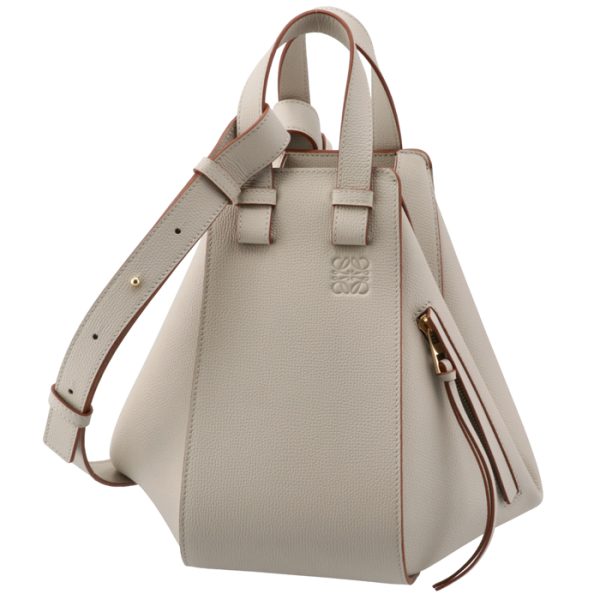 a538s35x18006617691 Loewe Small Hammock Shoulder Bag Calfskin Ivory