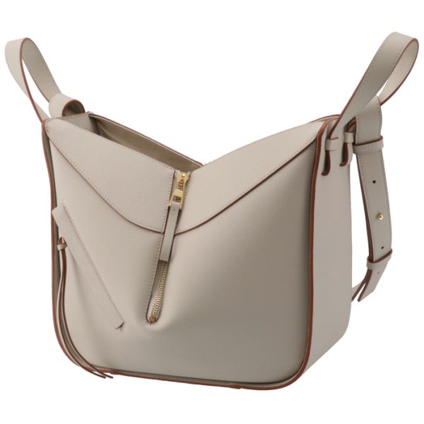 a538s35x18006617697 Loewe Small Hammock Shoulder Bag Calfskin Ivory