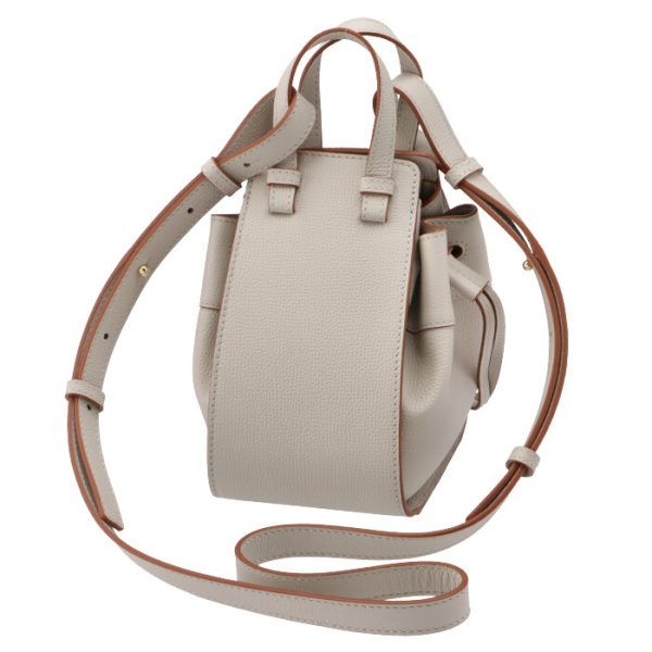 a538v07x1000661769 2 Loewe Hammock Drawstring Mini Shoulder Bag Ivory