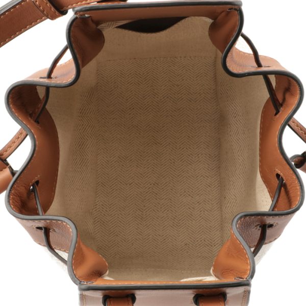 a538v07x11006324265 Loewe Hammock Anagram Shoulder Bag Beige Brown