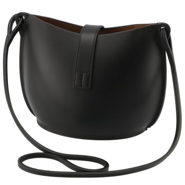 a546z49x0100201100 2 Loewe Mold Bucket Crossbody Shoulder Bag Black