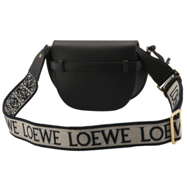 a650n46x1300681100 2 Loewe Gate Dual Mini Shoulder Bag Logo Belt Black