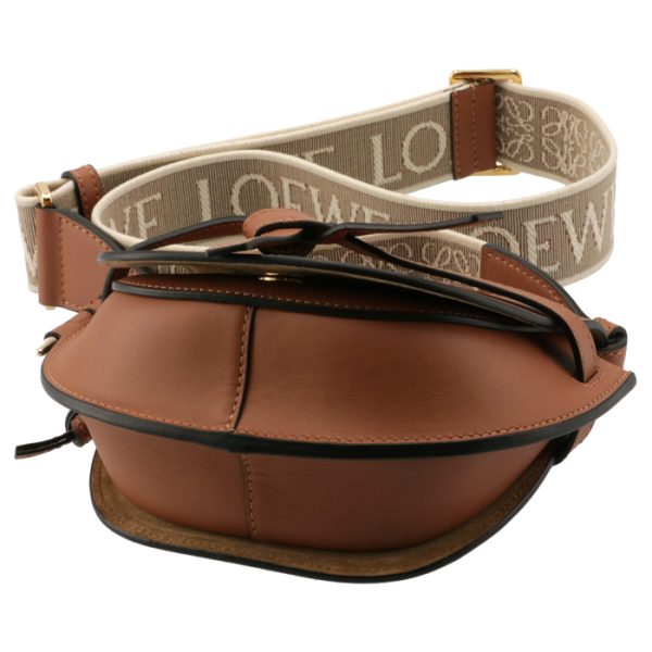 a650n46x1300682530 3 Loewe Gate Dual Mini Shoulder Bag Logo Belt Tan Brown