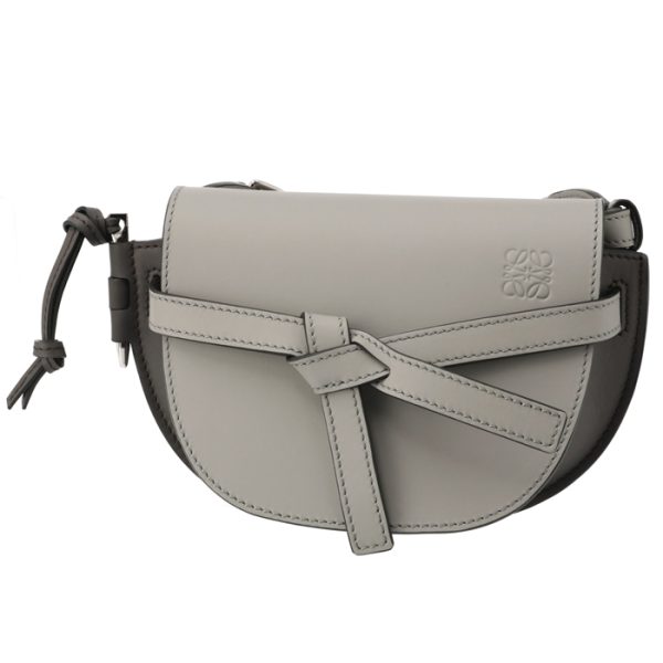 a650n46x280068 1 Loewe Gate Dual Mini Shoulder Bag Grey