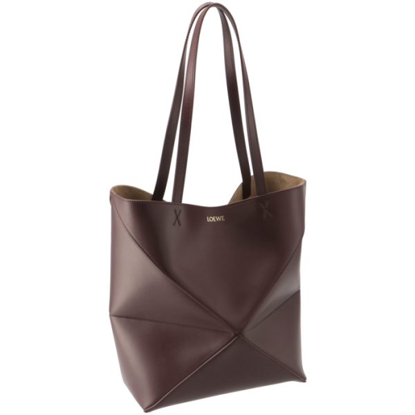 a657g50x01007240 Loewe Puzzle Fold Medium Tote Bag Tan