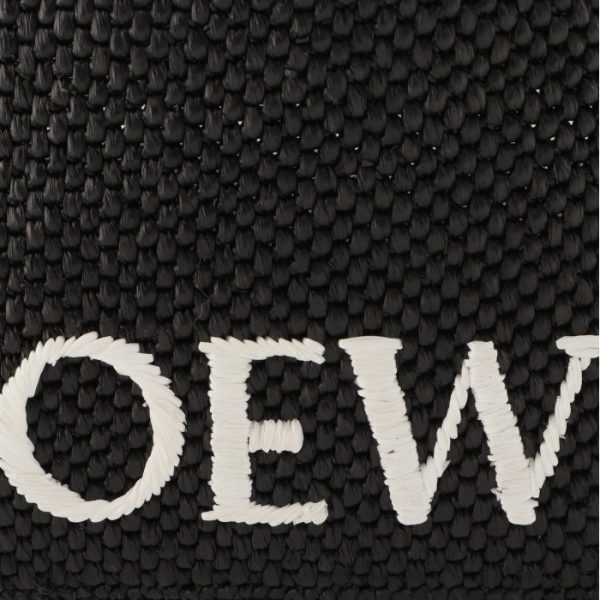 a685b59x010049 4 Loewe Basket Small Font Tote Raffia Shoulder Bag